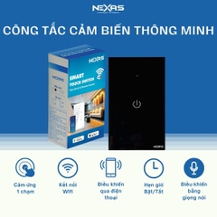 Công tắc thông minh cảm ứng Wifi NEXAS 03G - 3 NÚT