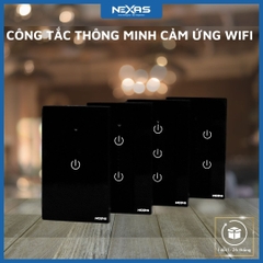 Công tắc thông minh cảm ứng Wifi NEXAS 04G - 4 NÚT