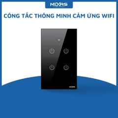Công tắc thông minh cảm ứng Wifi NEXAS 04G - 4 NÚT