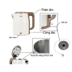 Bình Đun Siêu Tốc Joyoung K15-F5 1.5L 1800W