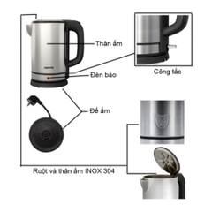 Bình Đun Siêu Tốc Joyoung K17-S66 1.7L 1800W