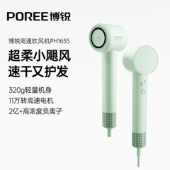 Máy sấy tóc PoRee động cơ không than màu xanh