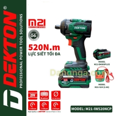 Máy Siết Bulong Pin Dekton M21-IW520NCP