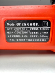 A36- Máy cắt rãnh tường 2 lưỡi   TABLEAU 6817