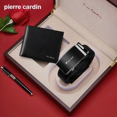Bộ ví da Pierre Cardin PC021 và thắt lưng nhiều mẫu (hộp gỗ)