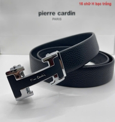 Thắt lưng nam Pierre Cardin PIE016 (chữ H bạc trắng)