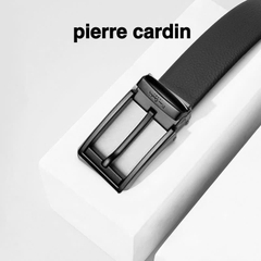 Thắt lưng nam Pierre Cardin PC054 (mặt xám, tặng cây đục lỗ)
