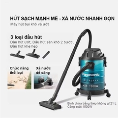 Máy Hút Bụi Khô Và Ướt Panasonic MC-YW603AN49