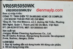 Robot hút bụi lau nhà Samsung VR05R5050WK/SV