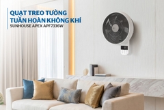 Quạt treo tường Sunhouse Apex 7 cánh APF7336W 57W