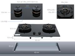 Bếp ga âm Electrolux EHG8250BC