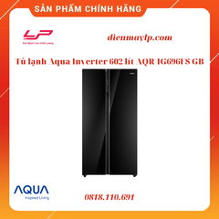Tủ lạnh Aqua Inverter 602 lít AQR-IG696FS GB