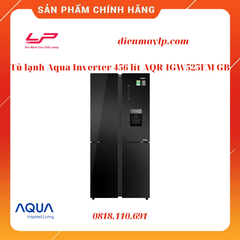 Tủ lạnh Aqua Inverter 456 lít AQR-IGW525EM GB