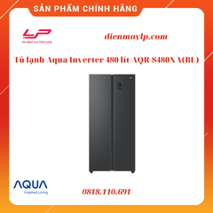Tủ lạnh Aqua Inverter 480 lít AQR-S480XA(BL)
