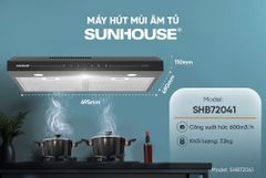 Máy hút mùi  Sunhouse SHB72041