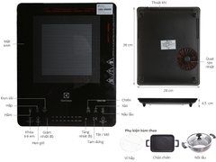 Bếp từ Electrolux ETD42SKS 2100W