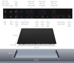 Bếp từ 3 vùng nấu lắp âm Electrolux LIT60336