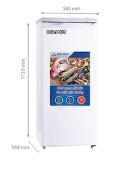 Tủ đông đứng Funiki Hoà Phát 147 lít HUF 350SR1