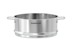 Bộ nồi chảo inox nắp kính Sunhouse SHG991