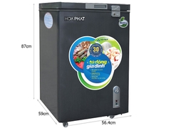 TỦ ĐÔNG 106 LÍT HÒA PHÁT HCF-106S1ĐSH