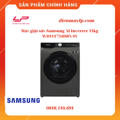 Máy giặt sấy Samsung AI Inverter 11kg WD11T734DBX/SV