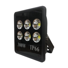 Đèn pha tròn vuông LED ngoài trời 300W - IP66 (6*50w)