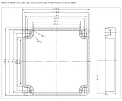 Hộp chống nước BC-AGS-121210 Boxco