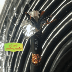 Dây cáp điều khiển có lưới chống nhiễu màu đen ZR-PVC 8x0.5 AGTEK