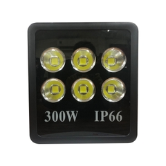 Đèn pha tròn vuông LED ngoài trời 300W - IP66 (6*50w)