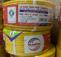 Dây Dẹt Vàng 2X1.0 Trần Phú