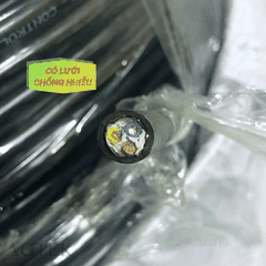 Dây cáp điều khiển có lưới chống nhiễu vỏ đen ZR-PVC 5x0.5 AGTEK