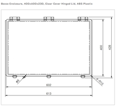 Tủ điện nhựa chống thấm BC-AGP-406023 Boxco