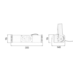 Đèn pha module COB Oem Philips - 50W (1*50w)