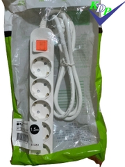 Ổ 5 Hàn quốc liền dây 1 công tắc 16A 250v