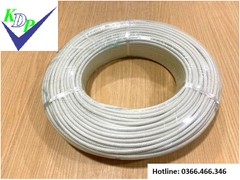 Dây điện chịu nhiệt 500°C 16mm2, dây amiang chống cháy 1×16