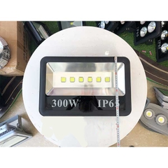 Đèn pha LED ngoài trời 300W - IP65 pha tròn chóa rộng (6*50w)