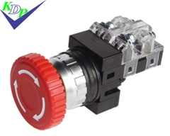 Nút nhấn khẩn cấp Hanyoung CRE-25R1R | Ø25mm tự giữ 1NO+1NC