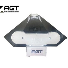 Máng đôi AGT T8 có chóa Inox 1m2