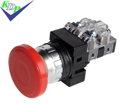 Nút nhấn dừng khẩn cấp Hanyoung CRE-25M1R | Ø25mm tự nhả 1NO+1NC