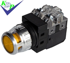 Nút nhấn nhả Hanyoung CRX-G30MAY | Phi 30 có đèn vàng