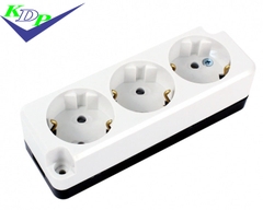Ổ cắm 3 Hàn Quốc liền đế