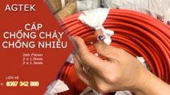 Dây cáp chống cháy chống nhiễu 2x0.75 AGTEK