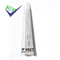 Máng led đôi 2×1.2 AGT kèm chóa phản quang sơn tinh điện bản rộng AGTCSR218
