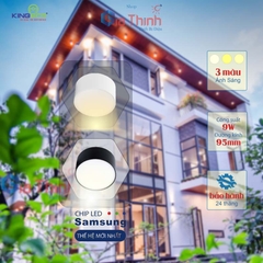 Ống bơ KingEco vỏ trắng