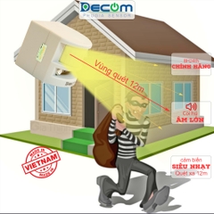 Thiết bị chống trộm hồng ngoại Decom DC-113 (Bảo hành đổi mới 12 tháng)