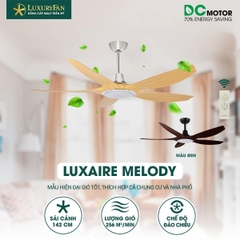 Quạt trần Lux Aire Melody - Đen (BH24T)