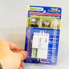 Công tắc tự động cảm ứng vi sóng DECOM DC-701H (Bảo hành đổi mới 12 tháng)