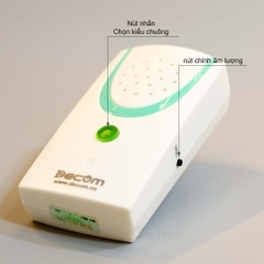Chuông cảm ứng báo khách tiếng việt Decom - DC1006-2 (Bảo hành đổi mới 12 tháng)