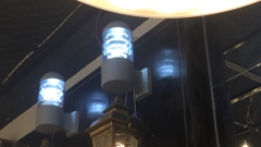 Đèn cột ghi đầu tròn