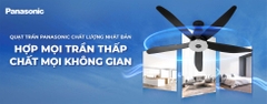 Quạt trần 5 cánh panasonic F-60XDN màu đen (bảo hành sửa chữa 12T)